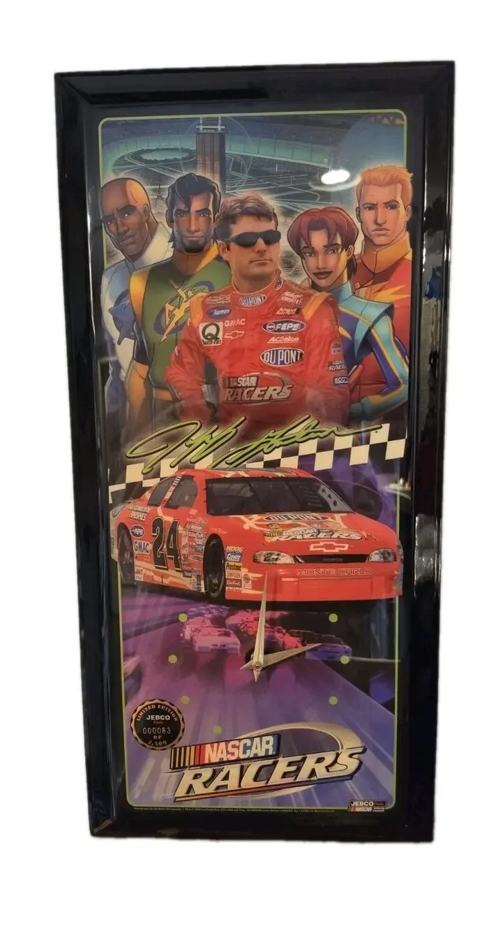 Jeff Gordon #24 LE Jebco NASCAR Racers Wall Clock Limited Edition 1999